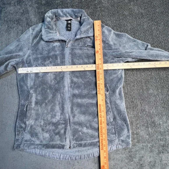 The North Face Women's Large Gray Pink Cancer Awareness Fleece Jacket Zip - Picture 11 of 11